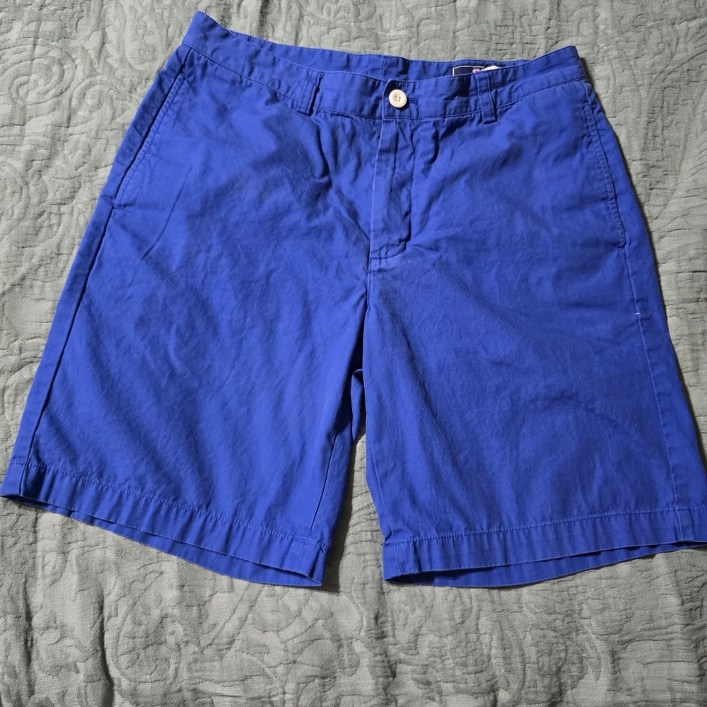 Vineyard Vines Shorts Mens 33 Blue‎ Club Short Preppy Golf Boating Tennis Casual